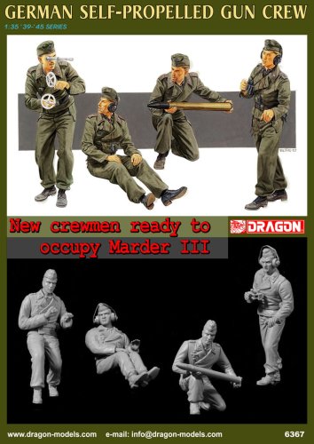 Przejdź do produktu DRAGON 6367 - 1:35 German Self-Propelled Gun Crew