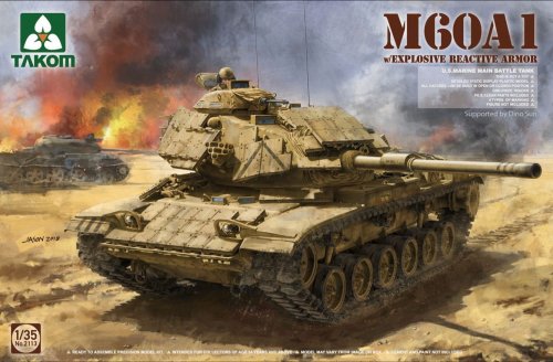 Przejdź do produktu TAKOM 2113 - 1:35 M60A1 w/ Explosive Reactive Armor