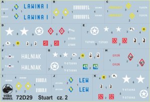 TORO MODEL 72D29 - 1:72 Stuart w polskiej służbie cz.1