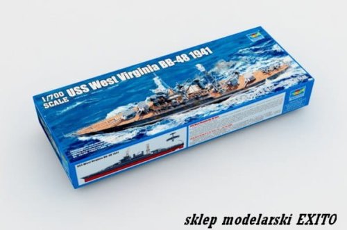 Przejdź do produktu TRUMPETER 05771 - 1:700 USS West Virginia BB-48 1941