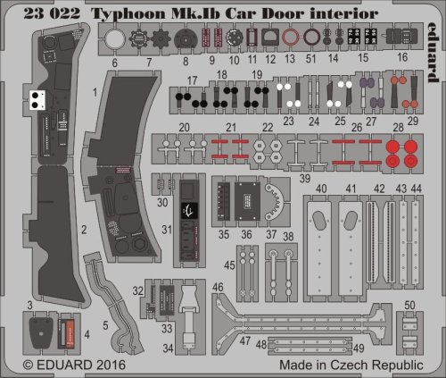 Przejdź do produktu EDUARD 23022 - 1:24 Typhoon Mk.Ib Car Door interior