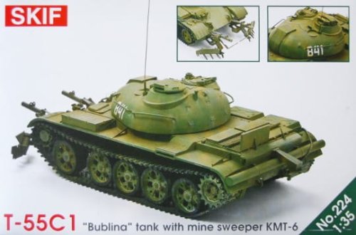 Przejdź do produktu SKIF 224 - 1:35 T-55C1 Bublina w/Mine Sweeper KMT-6