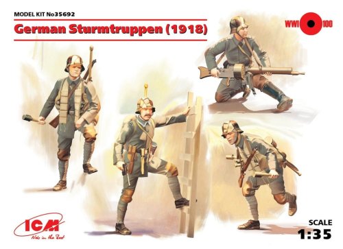 Przejdź do produktu ICM 35692 - 1:35 Germansturmtruppen (1918)