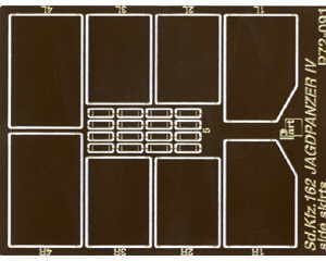 PART P72091 - 1:72 Sd.Kfz.162 Jagdpanzer IV side skirts