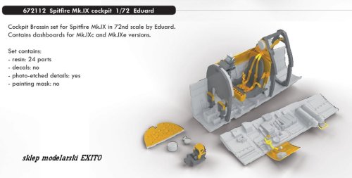 Przejdź do produktu EDUARD 672112 - 1:72 Spitfire Mk.IX cockpit