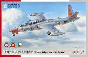 SPECIAL HOBBY 72371 - 1:72 Fouga CM.170 Magister - French, Belgian and Irish Service