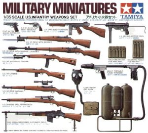 TAMIYA 35121 - 1:35 US Weapons set