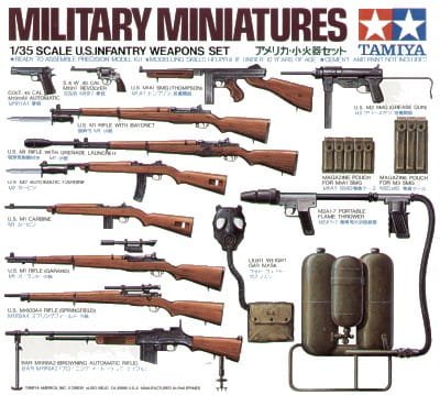 Przejdź do produktu TAMIYA 35121 - 1:35 US Weapons set