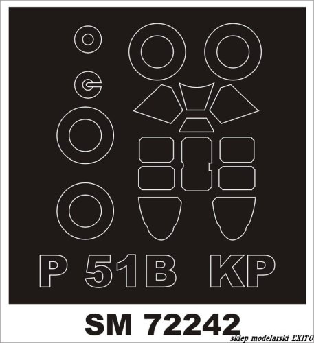 Przejdź do produktu MONTEX SM72242 - 1:72 P-51B Mustang