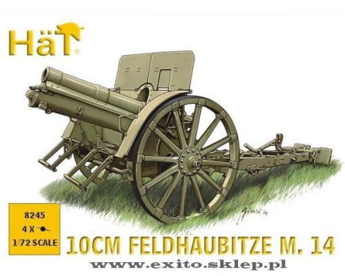 Przejdź do produktu HAT 8245 - 1:72 Austrian 10 cm Feldhaubitze M.14 - WW I (4szt)