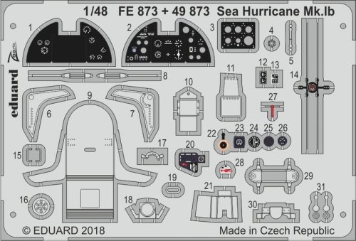 Przejdź do produktu EDUARD FE873 - 1:48 Sea Hurricane Mk.Ib