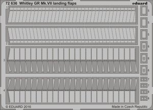 EDUARD 72636 - 1:72 Whitley GR Mk.VII landing flaps