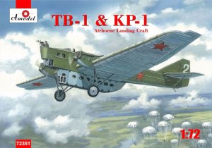 AMODEL 72351 - 1:72 TB-1 & KP-1 Airborne Landing Aircraft