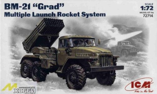 Przejdź do produktu ICM 72714 - 1:72 BM-21 "Grad", Multiple Launch Rocket System