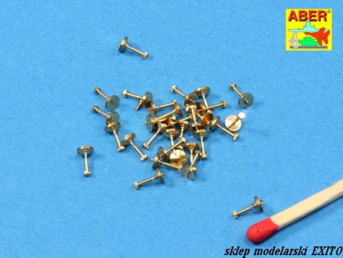 Przejdź do produktu ABER 16104 - 1:16 Turned imitation of Hexagonal bolts 1,19 mm x 30 pcs