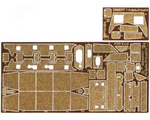 Przejdź do produktu PART P72054 - 1:72 Pz.Kpfw. IV Ausf.H zimmerit