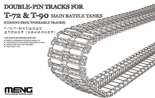 Przejdź do produktu MENG MODEL SPS030 - 1:35 Double-Pin tracks for T-72 & T-90 Main Battle Tanks