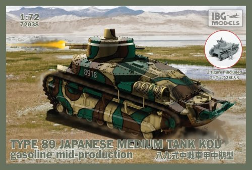 Przejdź do produktu IBG 72038 - 1:72 Type 89 Japanese Medium Tank KOU gasoline mid-production