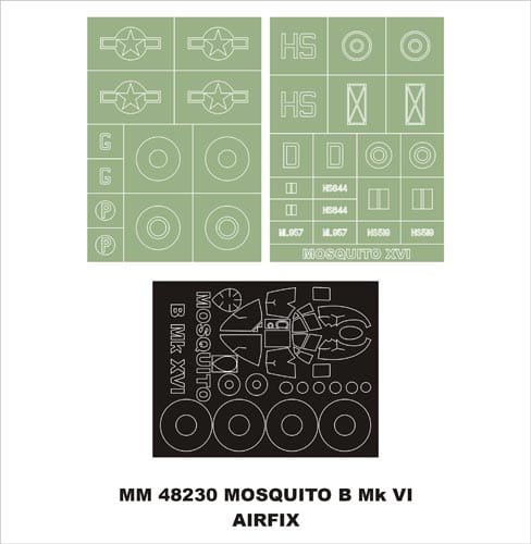 Przejdź do produktu MONTEX MM48230 - 1:48 D.H.Mosquito B Mk.XVI