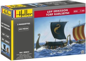 HELLER 80853 - 1:60 Leif Erikson & Torf Karlsefni