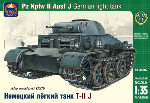 Przejdź do produktu ARK MODELS 35007 - 1:35 Pz.Kpfw.II Ausf.J German light tank