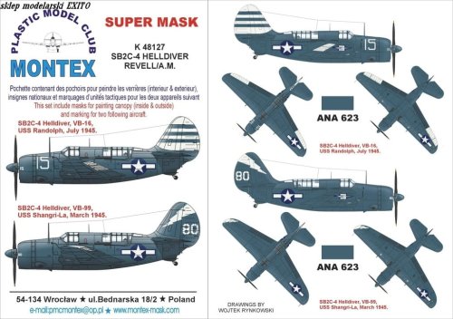 Przejdź do produktu MONTEX K48127 - 1:48 SB2C-4 Helldiver