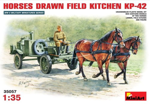 Przejdź do produktu MINIART 35057 - 1:35 Horses Drawn Russian Field Kitchen KP-42