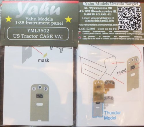 Przejdź do produktu YAHU YML3502 - 1:35 US Tractor CASE VAI tablica przyrządów