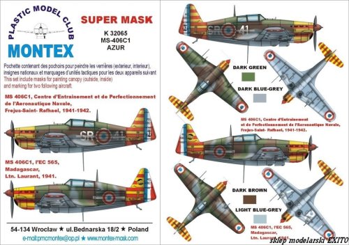 Przejdź do produktu MONTEX K32065 - 1:32 MS.406 Vichy