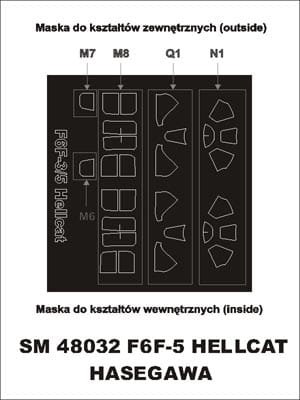 Przejdź do produktu MONTEX SM48032 - 1:48 F6F-5 Hellcat