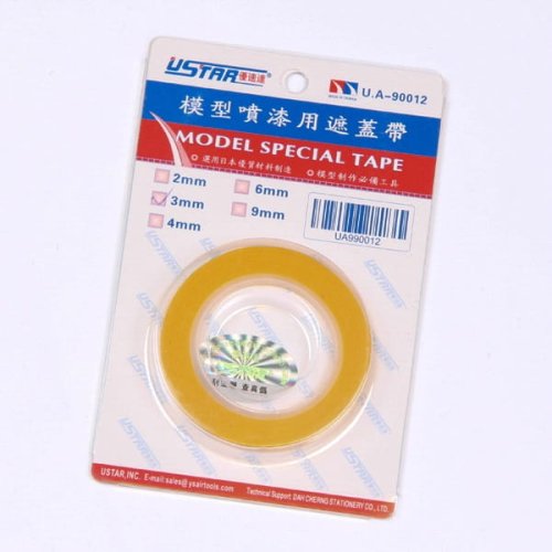 Przejdź do produktu U-STAR UA90012-3 - Taśma maskująca szer. 3 mm - Masking Tape 3mm