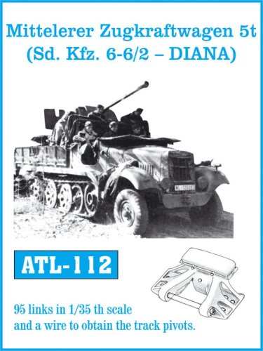 Przejdź do produktu Friulmodel ATL-112 - 1:35 Metalowe gąsienice Sd. Kfz. 6-6/2 - Diana