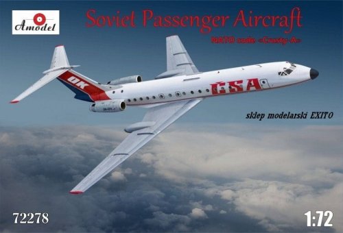 Przejdź do produktu AMODEL 72278 - 1:72 Tupolev Tu-134A CSA