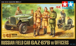 TAMIYA 89767 - 1:48 GAZ-67B & Officers