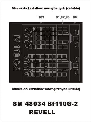 Przejdź do produktu MONTEX SM48034 - 1:48 Messerschmitt Bf 110 G-2