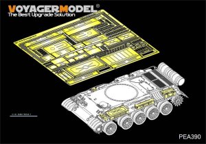 VOYAGER PEA390 - 1:35 Russian T-54B Medium Tank Stowage Bins Photo Etched set