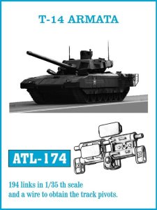 Friulmodel ATL-174 - 1:35 Metalowe gąsienice T-14 Armata