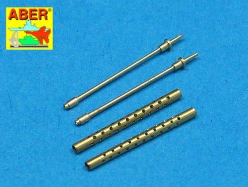 Przejdź do produktu ABER A48017  - 1:48 Set of 2 cal .50 (12,7mm) standard barrels for U.S. aircraft machine guns Browning M2