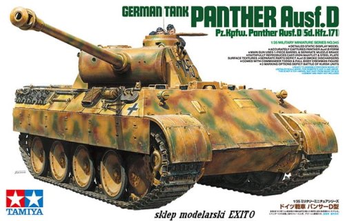 Przejdź do produktu TAMIYA 35345 - 1:35 Panther Ausf.D