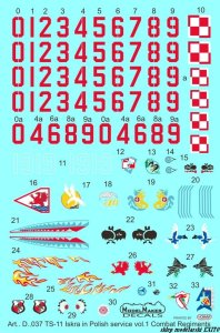 MODELMAKER D72037 - 1:72 TS-11 Iskra in Polish service vol.1 Combat Regiments