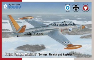 SPECIAL HOBBY 72373 - 1:72 Fouga CM.170 Magister German, Finnish and Austrian