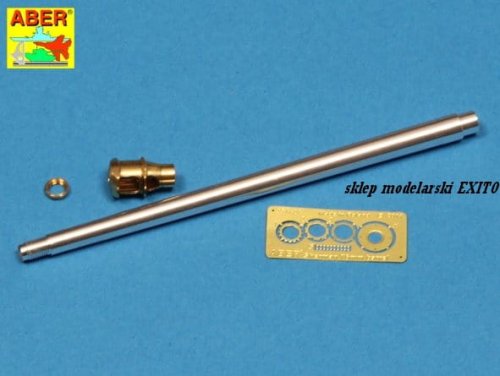 Przejdź do produktu Aber 35L-137 - 1:35 Lufa 76 mm armaty M1A2 lufa z hamulcem wylotowym do czolgu Sherman i M-18 Hellcat