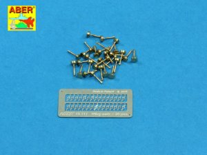 ABER 16111 - 1:16 Wing nuts PE nuts with turned bolt x 30 pcs.
