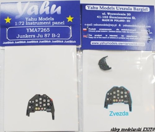 Przejdź do produktu YAHU YMA7265 - 1:72 Junkers Ju-87 B-2 tablica przyrządów