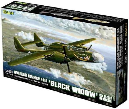 Przejdź do produktu GREAT WALL HOBBY 4806 - 1:48 Northrop P-61A Black Widow (Glass Nose)