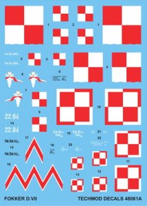 TECHMOD 48061 - 1:48 Fokker D.VII
