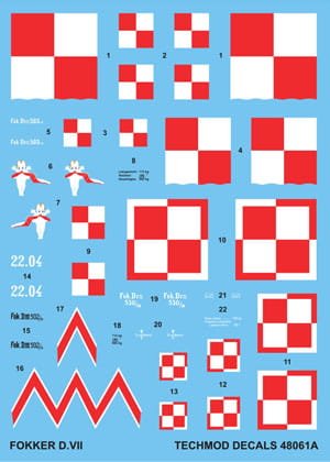Przejdź do produktu TECHMOD 48061 - 1:48 Fokker D.VII