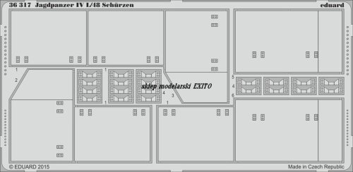Przejdź do produktu EDUARD 36317 - 1:35 Jagdpanzer IV L/48 Schurzen