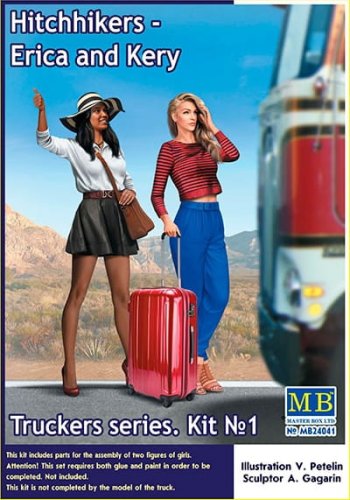 Przejdź do produktu MASTER BOX 24041 - 1:24 Hitchhikers Erica and Kery Truckers series 1