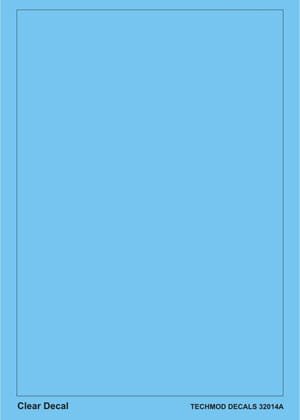 Przejdź do produktu TECHMOD 32014 - 1:32 Clear decal x 3 sheets 260x180mm